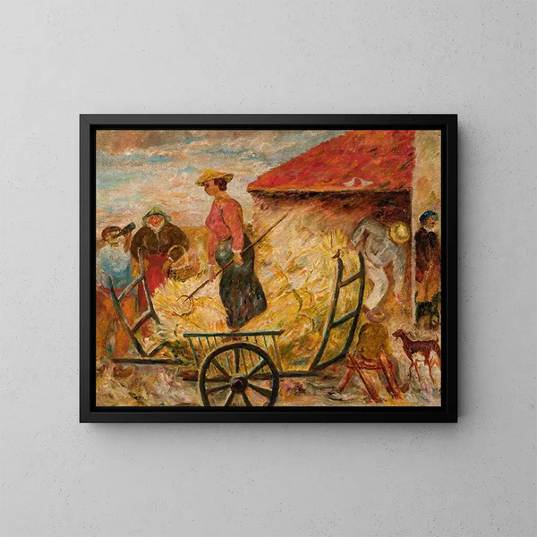 Zwoenie zboa - Tadeusz Makowski — gerahmtes Bild an der Wand