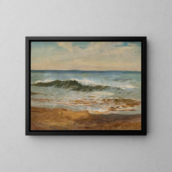 Vue marine - Tadeusz Popiel — gerahmtes Bild an der Wand