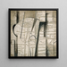 Zeit - John Covert — gerahmtes Bild an der Wand