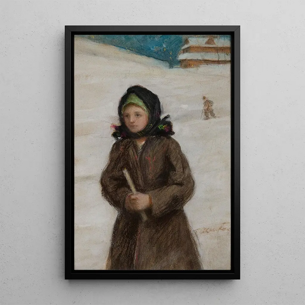 Teodor Axentowicz - Dziewczyna z gromnic.webp