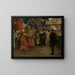 Die polnischen Gesandten vor Heinrich von Valois - Teodor Axentowicz — gerahmtes Bild an der Wand