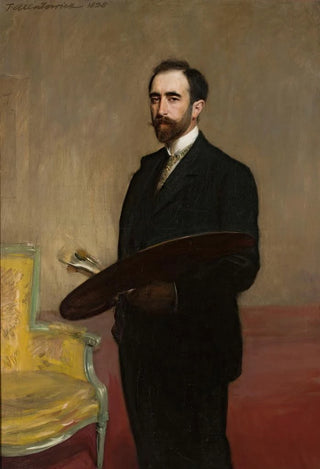 Teodor Axentowicz - Selfportrait with palette.webp