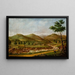 Aussicht auf Berge - Teodor Baltazar Stachowicz — gerahmtes Bild an der Wand