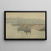 Abendliche Ruhe in Concarneau - Terrick Williams — gerahmtes Bild an der Wand