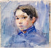 Kopf eines jungen Jungen, vielleicht in Uniform - Clare Marsh — Ansicht des Kunstwerks
