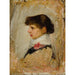 Reproduktion des Gemäldes Kopf eines Modells - John William Waterhouse
