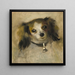 Hundekopf - Pierre-Auguste Renoir — gerahmtes Bild an der Wand
