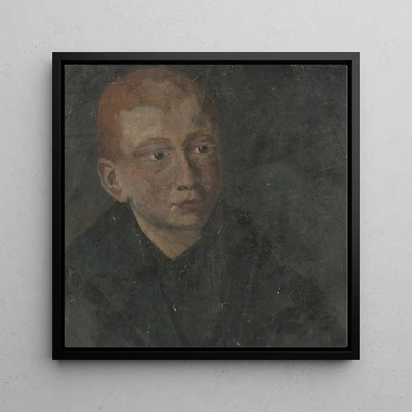 Tête de garçon aux cheveux roux - Carel Adolph Lion Cachet