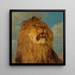 Löwenkopf erhoben - Rosa Bonheur — gerahmtes Bild an der Wand