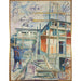Reproduktion des Gemäldes The Building of the Winter Studio - Edvard Munch