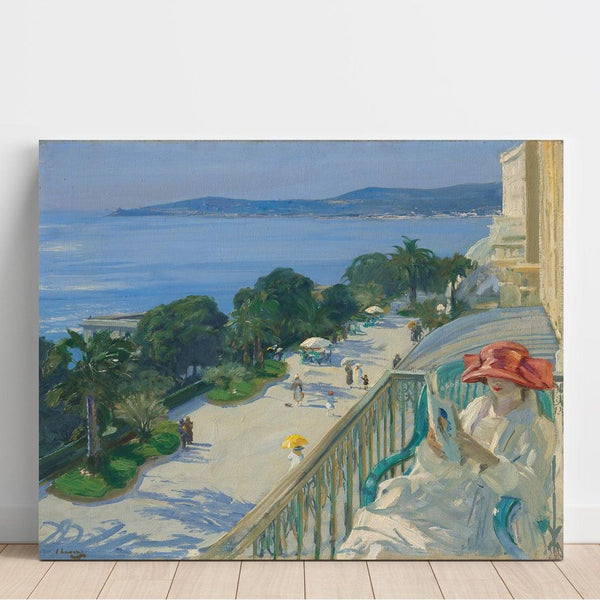Reproduktion des Gemäldes The Terrace, Cap d’Ail von Sir John Lavery