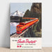 Das neue Shasta Daylight Portland – San Francisco | Vintage-Poster