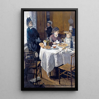 Lunch - Claude Monet | Art print Wall decoration painting poster copy