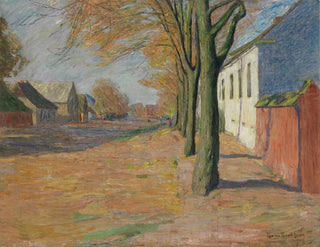 Theo Von Brockhusen - Landstrae mit Bumen.webp
