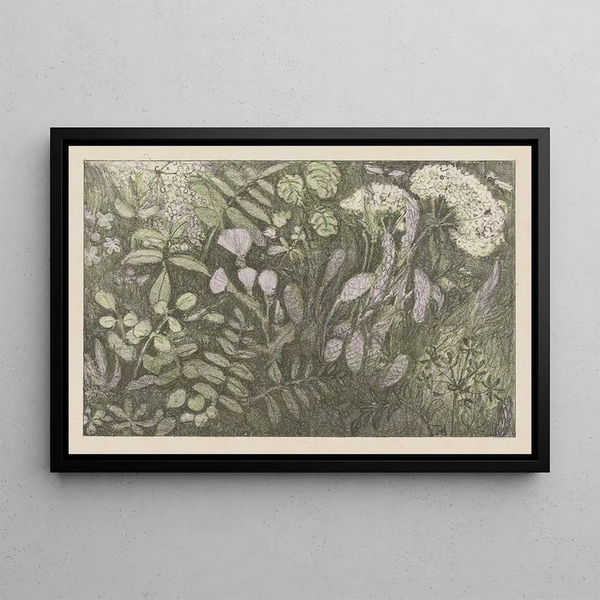 Blumen und Pflanzen - Theo van Hoytema — gerahmtes Bild an der Wand