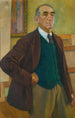 Selbstporträt mit grünem Weste - Theo van Rysselberghe — Ansicht des Kunstwerks