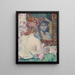 Frau am Spiegel - Theo van Rysselberghe — gerahmtes Bild an der Wand
