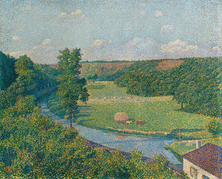 Die Sambre-Tal - Theo van Rysselberghe — Ansicht des Kunstwerks