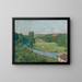 Die Sambre-Tal - Theo van Rysselberghe — gerahmtes Bild an der Wand