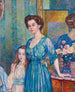 Madame von Bodenhausen mit ihrem Kind Luli - Theo van Rysselberghe — Ansicht des Kunstwerks