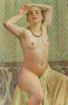 Paquita im Collier - Theo van Rysselberghe — Ansicht des Kunstwerks