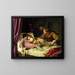 Der Mord an den Söhnen von Eduard IV. - Theodor Hildebrandt — gerahmtes Bild an der Wand