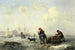 La Neva à Saint-Pétersbourg Leningrad en hiver - Theodor Hildebrandt — Ansicht des Kunstwerks