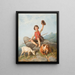 Petit chevrier - Theodor Hosemann — gerahmtes Bild an der Wand