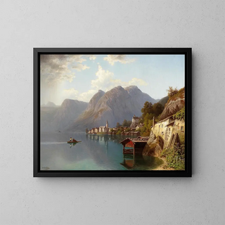 Theodor Nocken - View of Hallstatt.webp
