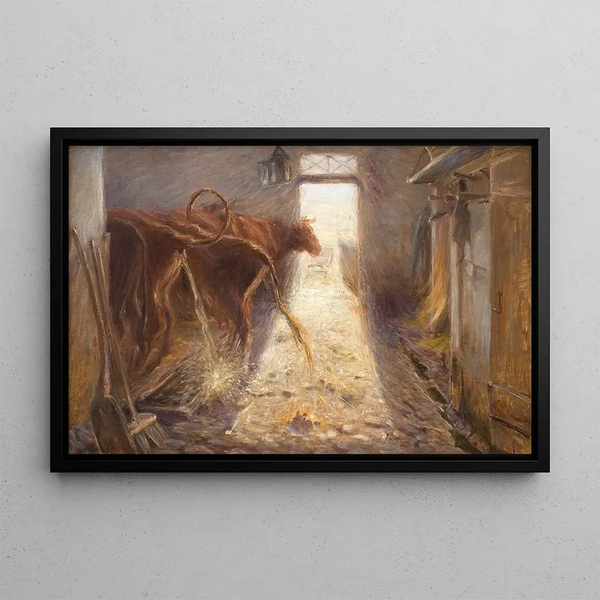 Theodor Philipsen - Cowshed on the Island of Saltholm.webp