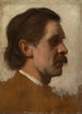 Studie eines männlichen Kopfes - Theodor Poeckh — Ansicht des Kunstwerks
