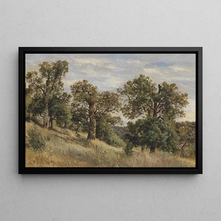 Theodor Von Hrmann - Berghang mit Baum.webp