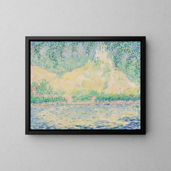 Château-Gaillard, Les Andelys sur la Seine - Theodore Earl Butler — gerahmtes Bild an der Wand
