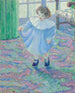 Lilly Butler, Tochter des Künstlers und schöne Urenkelin von Claude Monet - Theodore Earl Butler — Ansicht des Kunstwerks