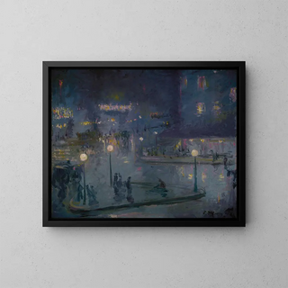 Theodore Earl Butler - Place de Rome at Night.webp