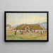 Altes russisches Handelstafel Sitka - Theodore J. Richardson — gerahmtes Bild an der Wand