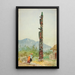 Der Totem des Raben - Theodore J. Richardson — gerahmtes Bild an der Wand