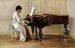 Am Klavier - Theodore Robinson — Ansicht des Kunstwerks