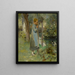 Am Flussufer - Theodore Robinson — gerahmtes Bild an der Wand