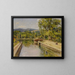 Szene am Kanal - Theodore Robinson — gerahmtes Bild an der Wand