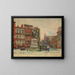 Monument de Washington à Union Square en hiver - Theodore Robinson — gerahmtes Bild an der Wand