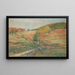 Hügel des Vermont - Theodore Robinson — gerahmtes Bild an der Wand