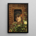 Junge Frau, die aus dem Fenster schaut - Theodoros Ralli — gerahmtes Bild an der Wand