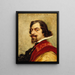Portrait von Mounet-Sully - Théobald Chartran — gerahmtes Bild an der Wand