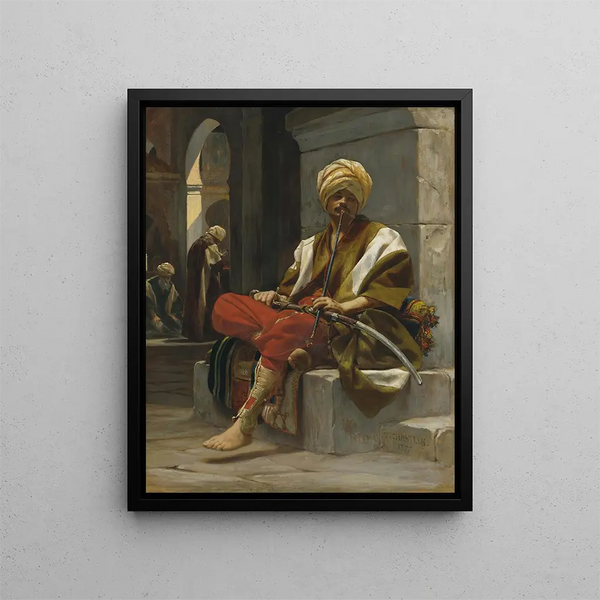 Thobald Chartran - The Chibouk Smoker.webp