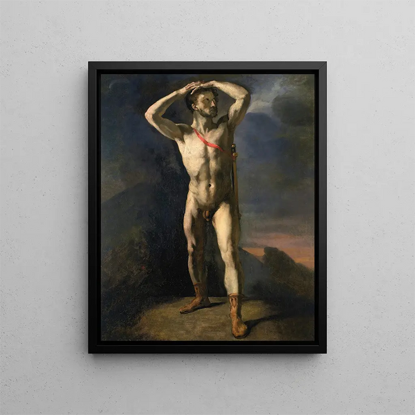 Thodore Gricault - Acadmie dhomme nu au glaive.webp