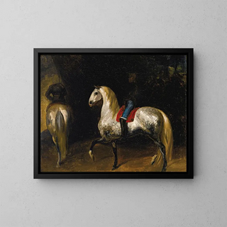 Thodore Gricault - Chevaux Gris Pommel.webp