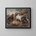 Kampf-Pferde - Théodore Géricault — gerahmtes Bild an der Wand