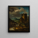 Italienisches Landschaftsgemälde am Grab - Théodore Géricault — gerahmtes Bild an der Wand