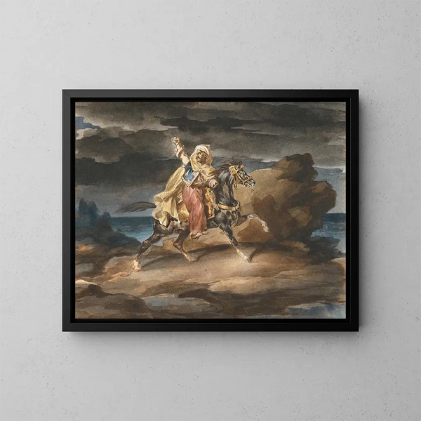 Le Giaour - Théodore Géricault — gerahmtes Bild an der Wand